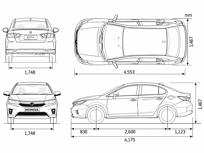 Thông số kích thước xe Vios so với Accent và City có gì khác biệt