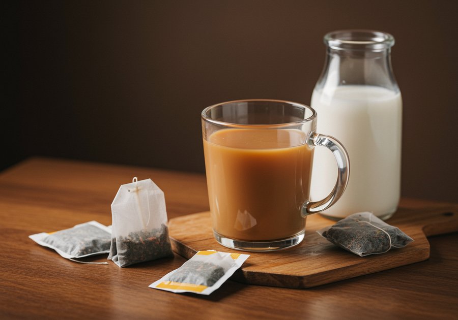 Cách nấu trà sữa bằng hồng trà túi lọc thơm ngon đậm đà