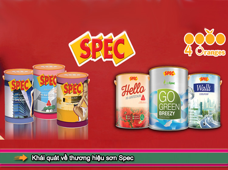 Thương hiệu sơn Spec của nước nào sản xuất?