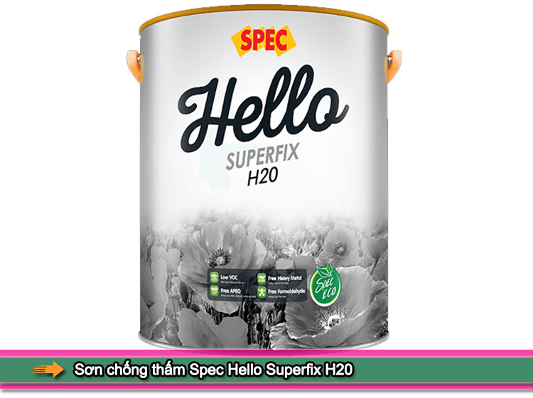 Ưu điểm vượt trội của sơn chống thấm Spec