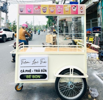 Hướng dẫn bán trà sữa healthy bằng xe đẩy ngoài trời
