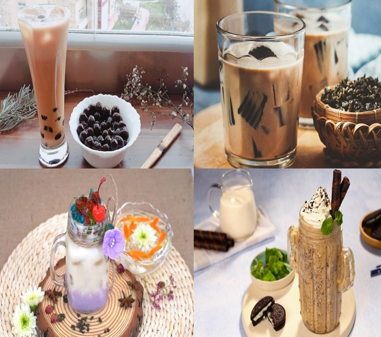 cách làm trà sữa healthy đơn giản