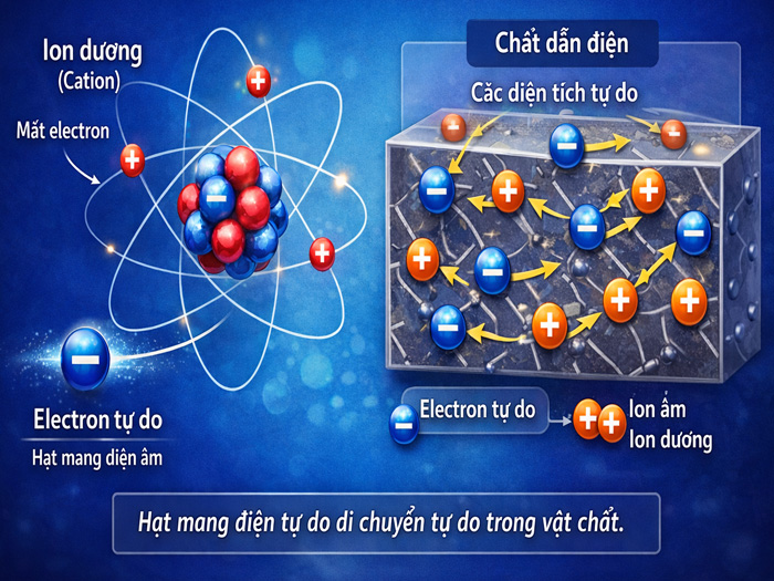 điện tích tự do là gì