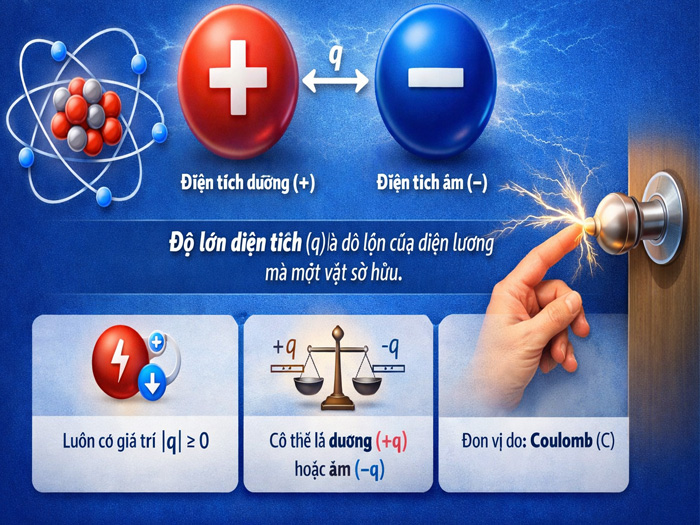 độ lớn điện tích là gì